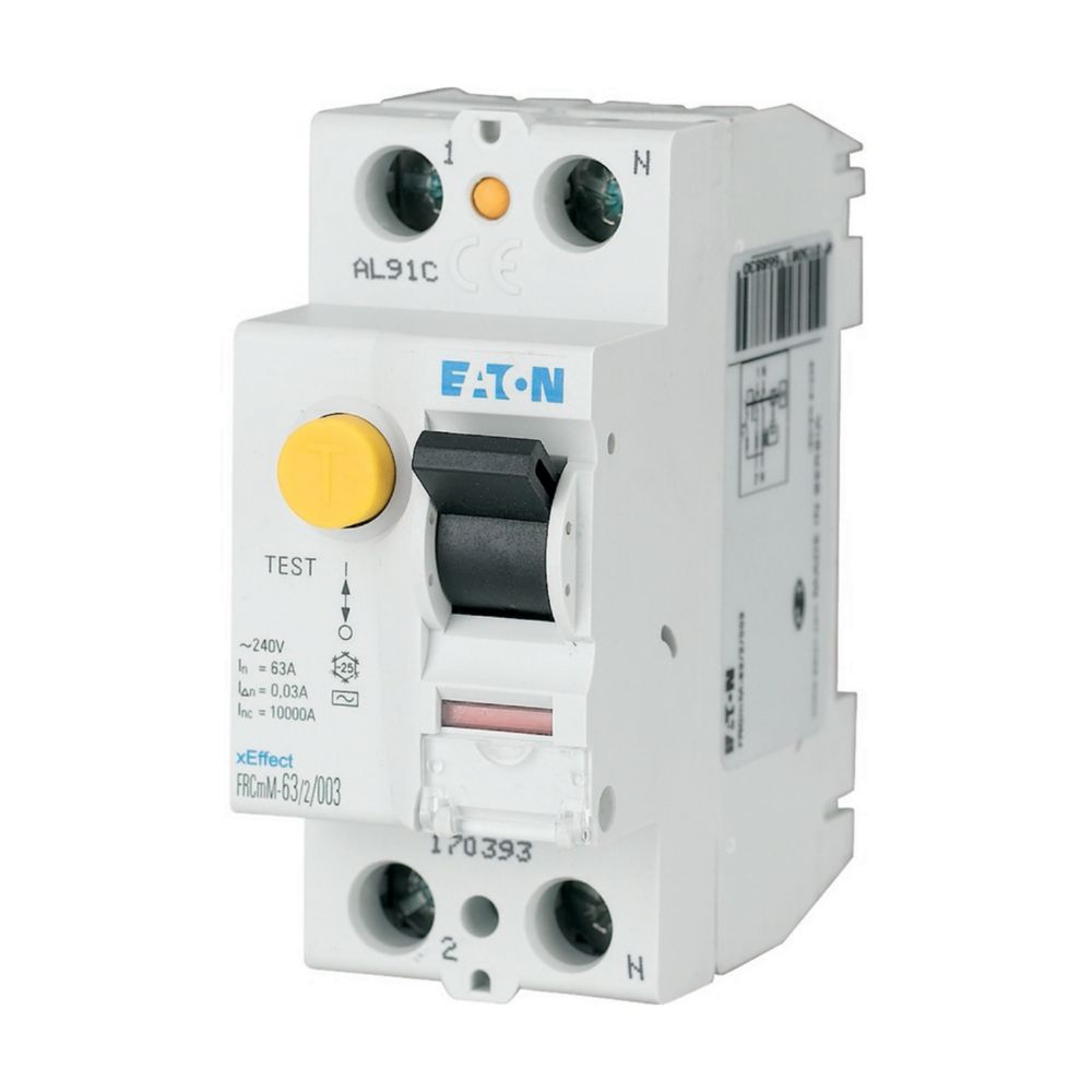 Eaton xEffect - FRCmM RCCB, 16A, 2 Pole, 500mA, Type A, 240/415V ac