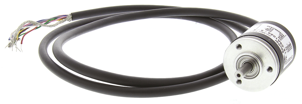 Baumer BDK Series Optical Incremental Encoder, 1024 ppr, RS422, TTL Signal, Solid Type, 5mm Shaft