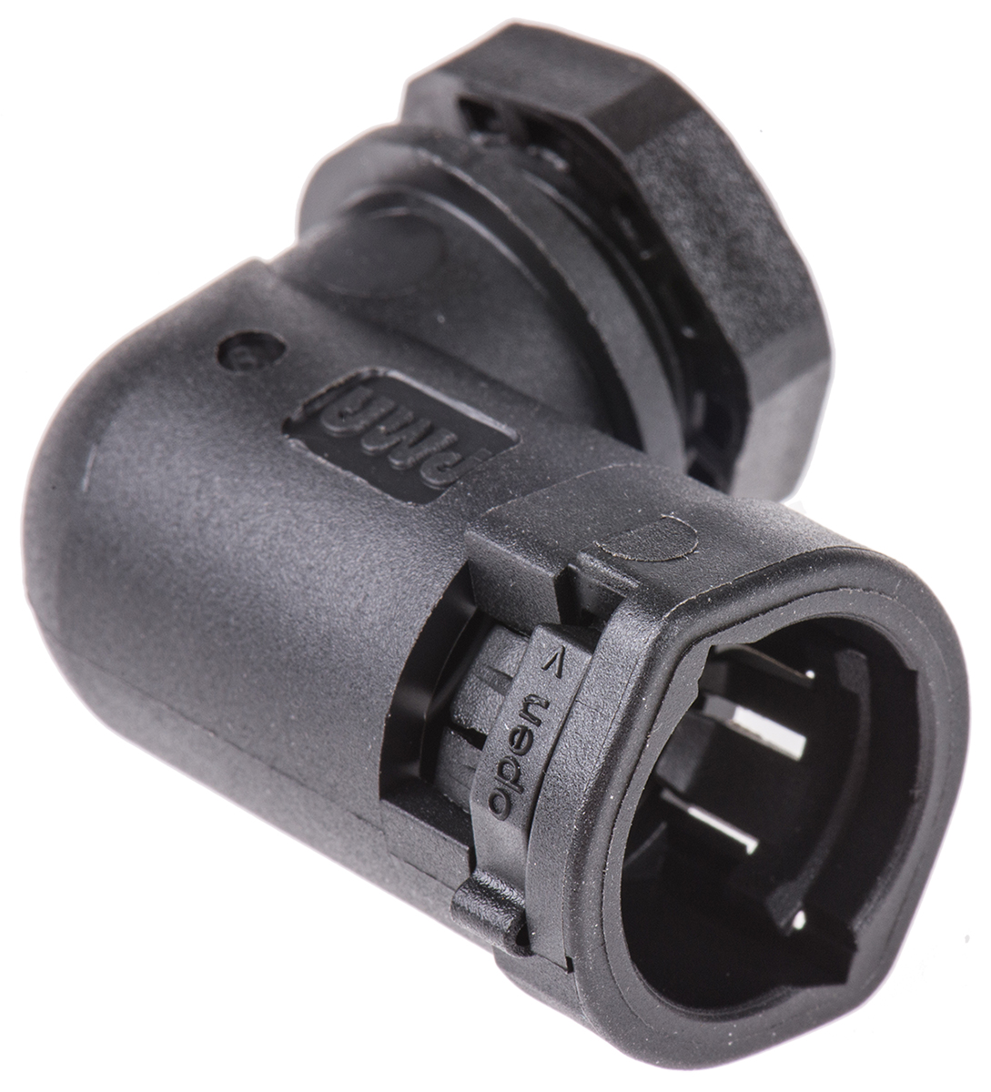 PMA 90° Elbow, Conduit Fitting, 16mm Nominal Size, M16, PA 6, Black IP66 rating