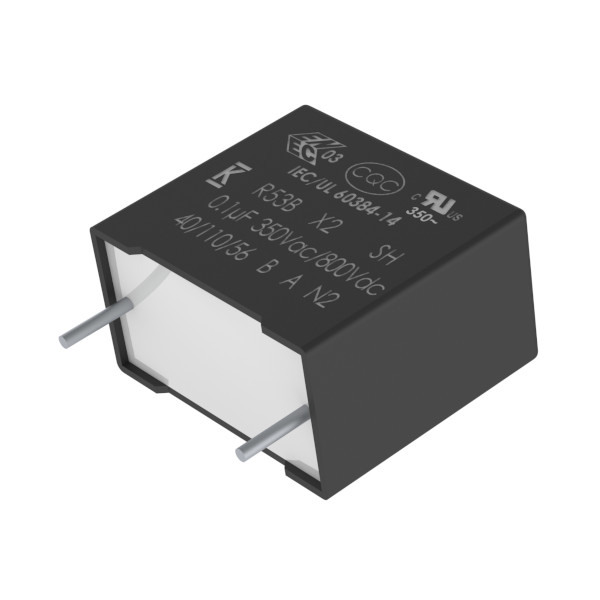 KEMET R53B Film Capacitor, 350V ac, ±20%, 330nF, Through Hole