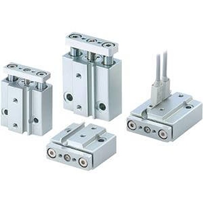SMC Pneumatic Guided Cylinder - MGJ10-15, 10mm Bore, 15mm Stroke, MGJ Series, Double Acting