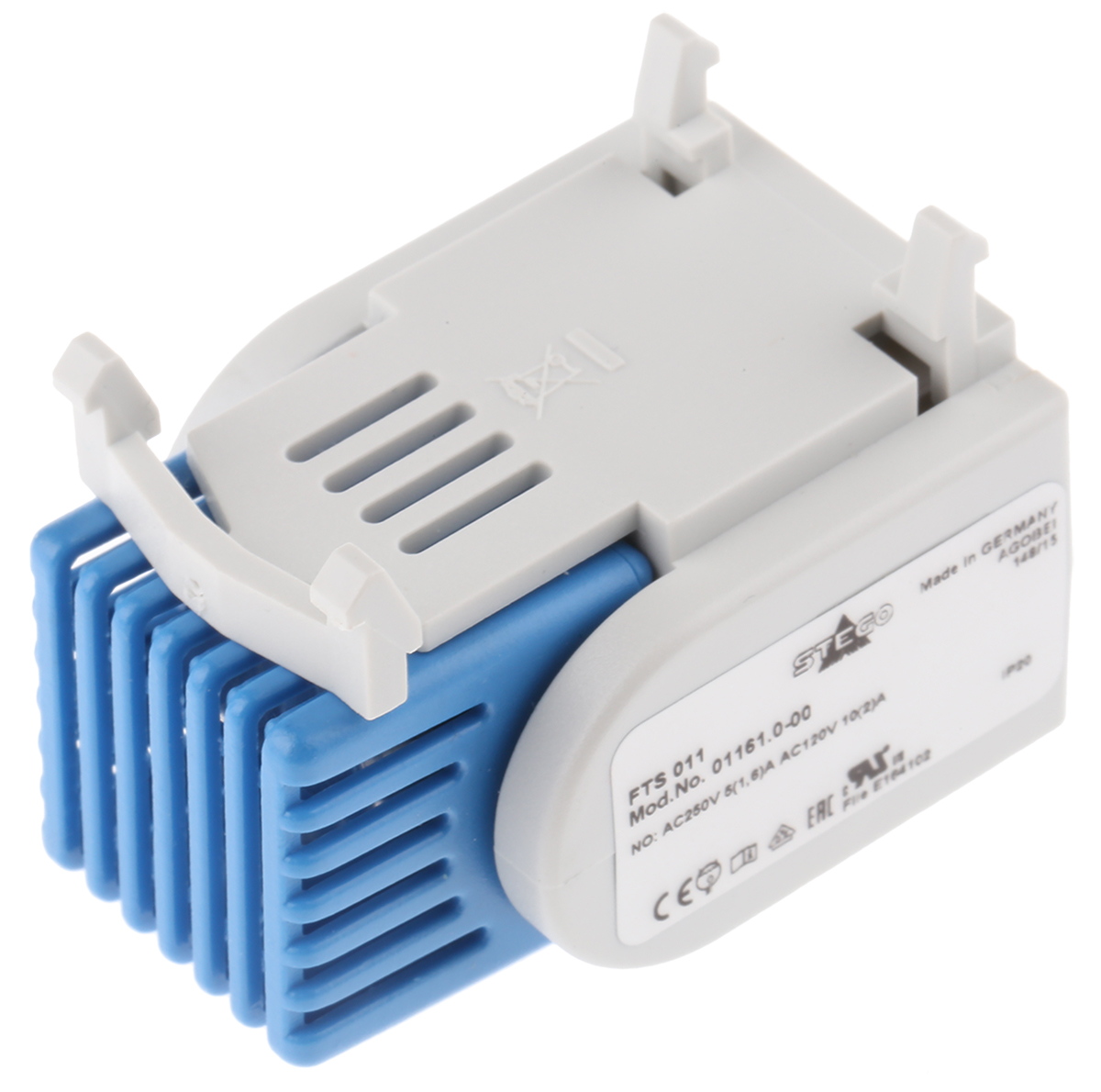 STEGO NO Enclosure Thermostat, 120 → 250 V ac