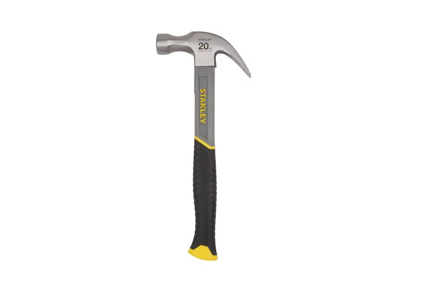Stanley Steel Claw Hammer with Fibreglass Handle, 785g