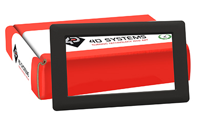 4D Systems gen4-BEZEL-70B Screen Bezel for Gen4 Display Module 198 x 128 x 8.5mm