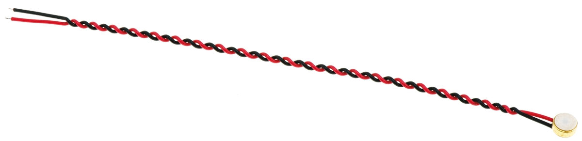 RS PRO Omni-Directional, Lead Wire 4mm Microphone Condenser -42dB