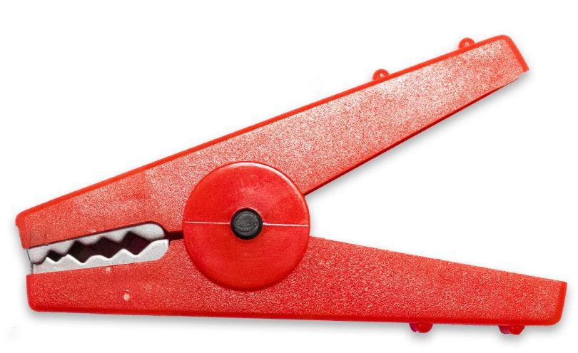 Mueller Electric Crocodile Clip, 30A, Red