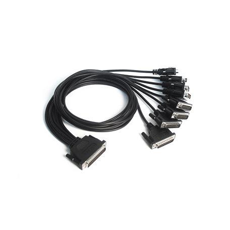 MOXA RJ45 to Female 25 Pin D-sub Serial Cable, 1.5m