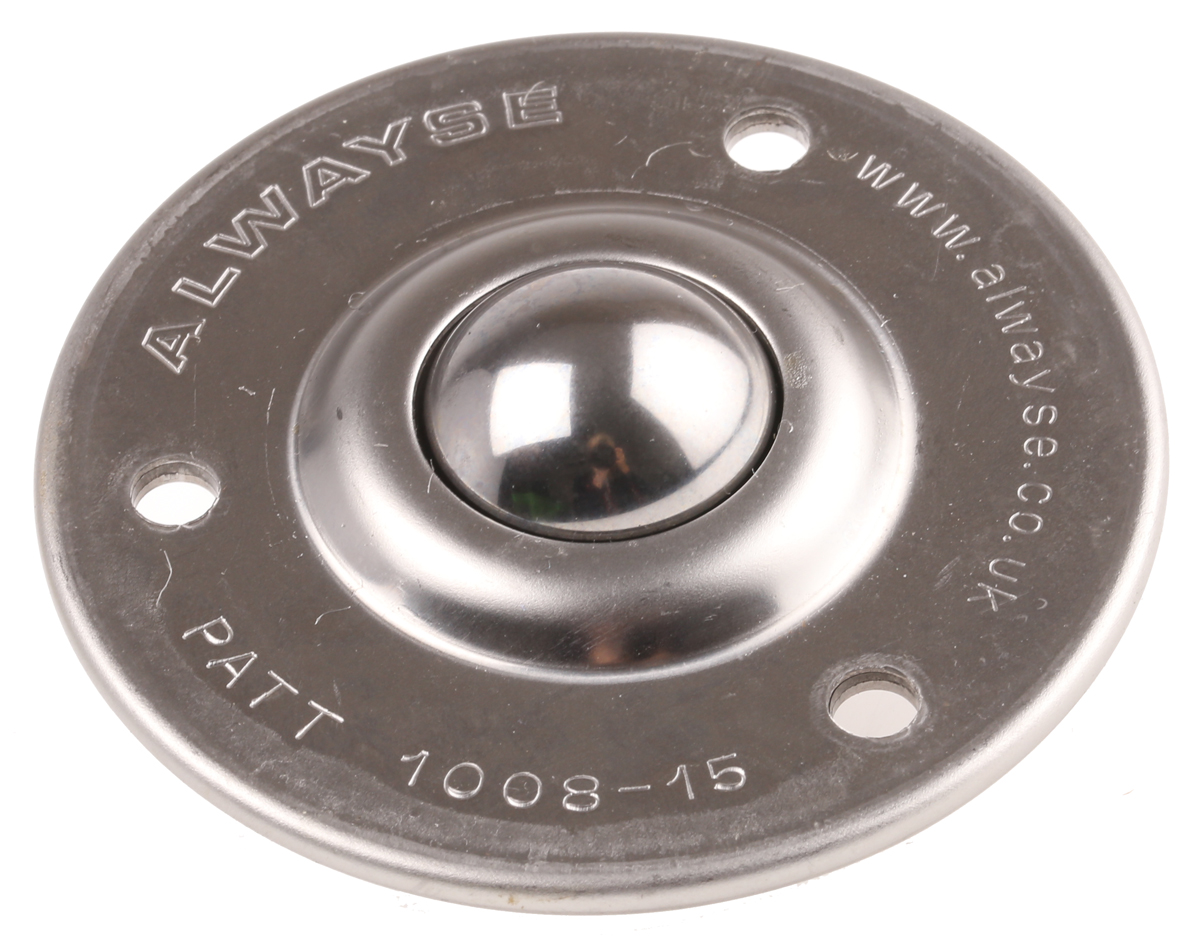 ALWAYSE Ball Transfer Unit with 25mm diameter Stainless Steel ball