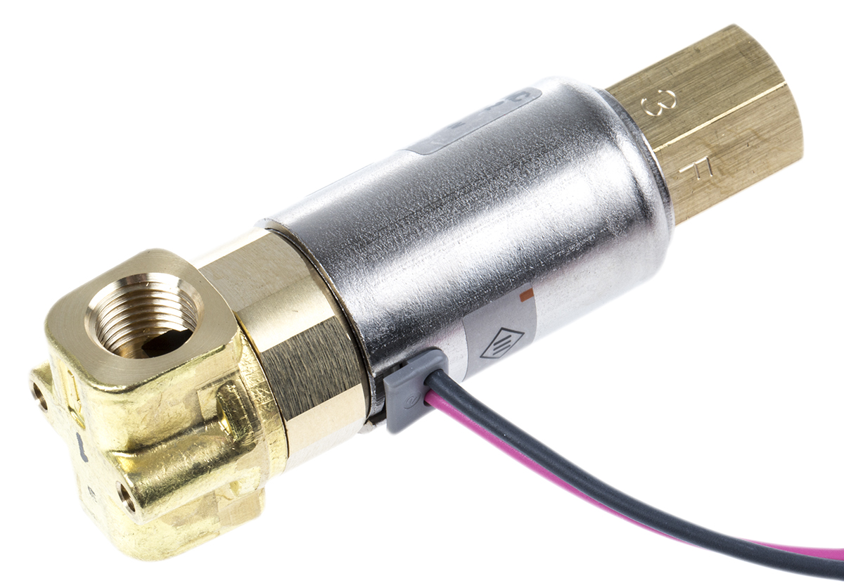 SMC Solenoid Valve VDW250-5G-2-01F-Q, 3 Port, NO/NC, 24 V dc