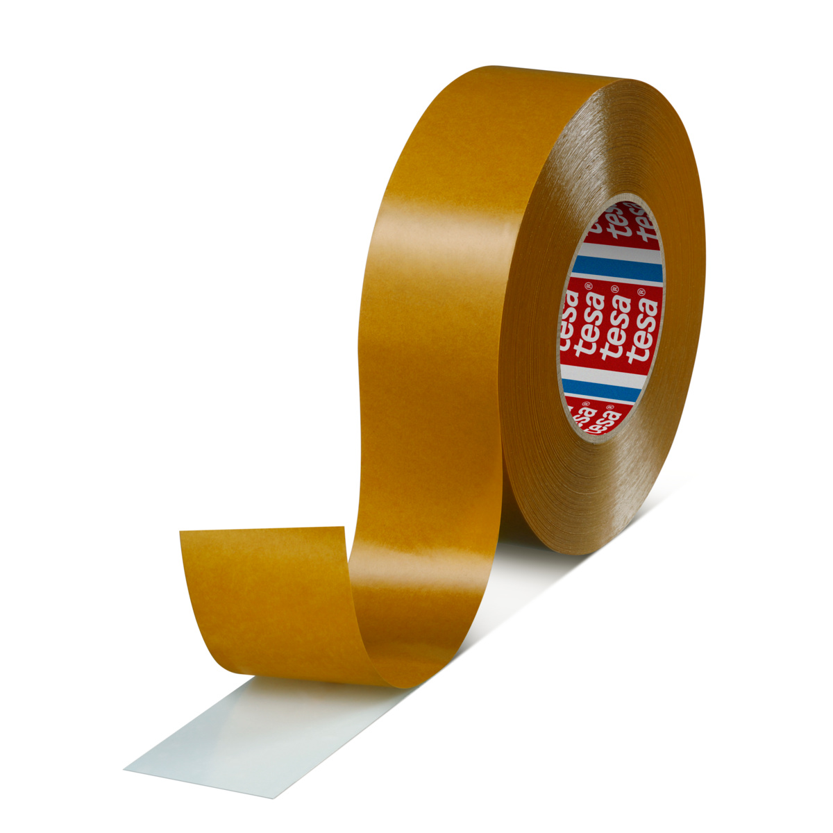 Tesa 04970-00038-00 White Double Sided Tape, 0.225mm Thick, 16.6 N/cm, PVC Film Backing, 75mm x 50m