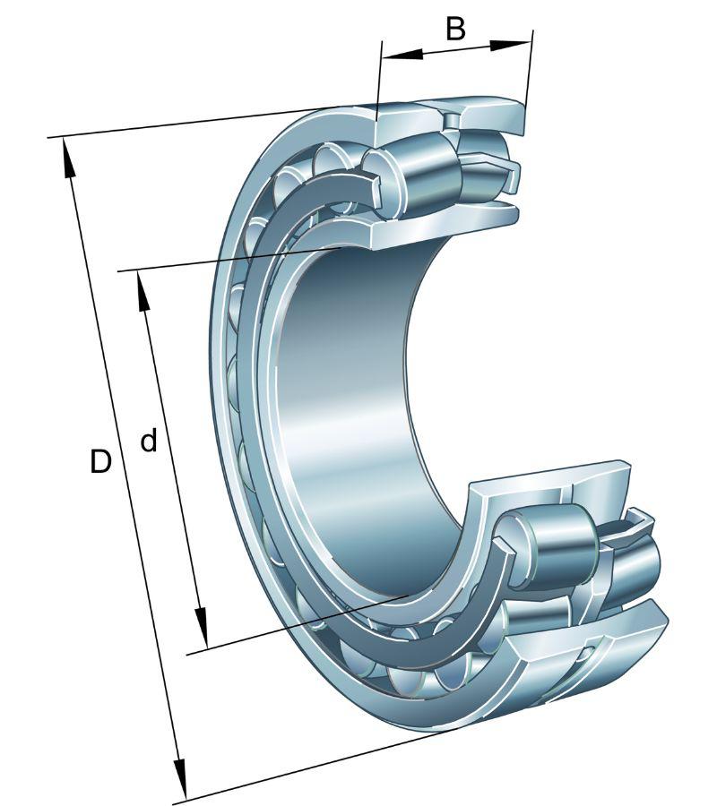 FAG 22217-E1-XL-K Tapered 85 mm ID Roller Bearing, 150 mm OD