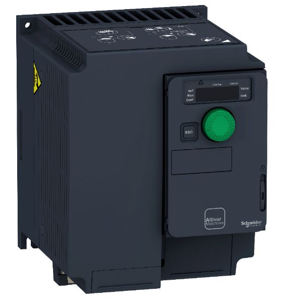 Schneider Electric Variable Speed Drive, 4 kW, 3 Phase, 240 V, 19.9 A, 23.8 A, Altivar Machine ATV320 Series