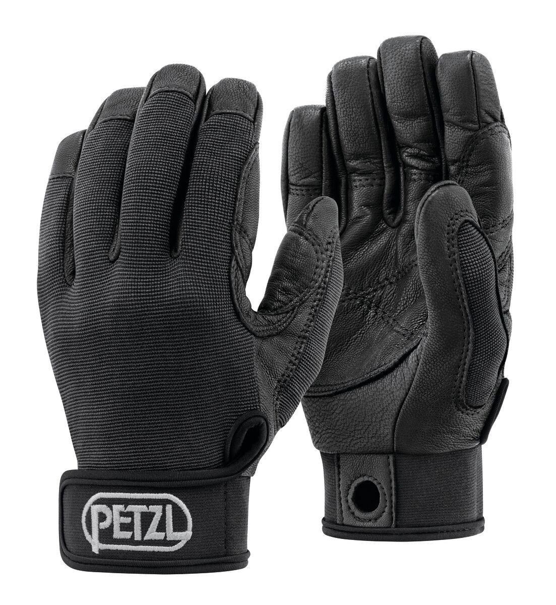 Petzl Black Work Gloves Abrasion Resistant