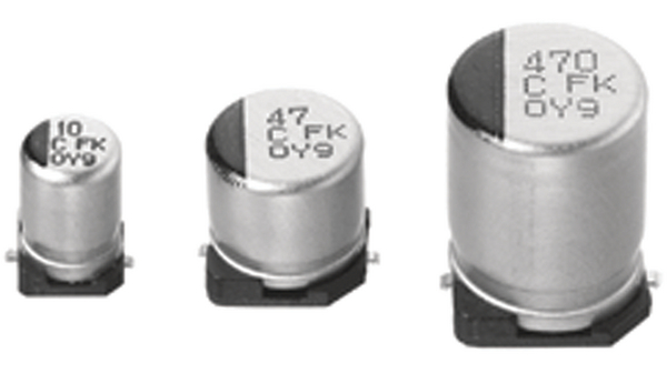 Panasonic 22μF Aluminium Electrolytic Capacitor 35V dc, Surface Mount - EEEHB1V220P