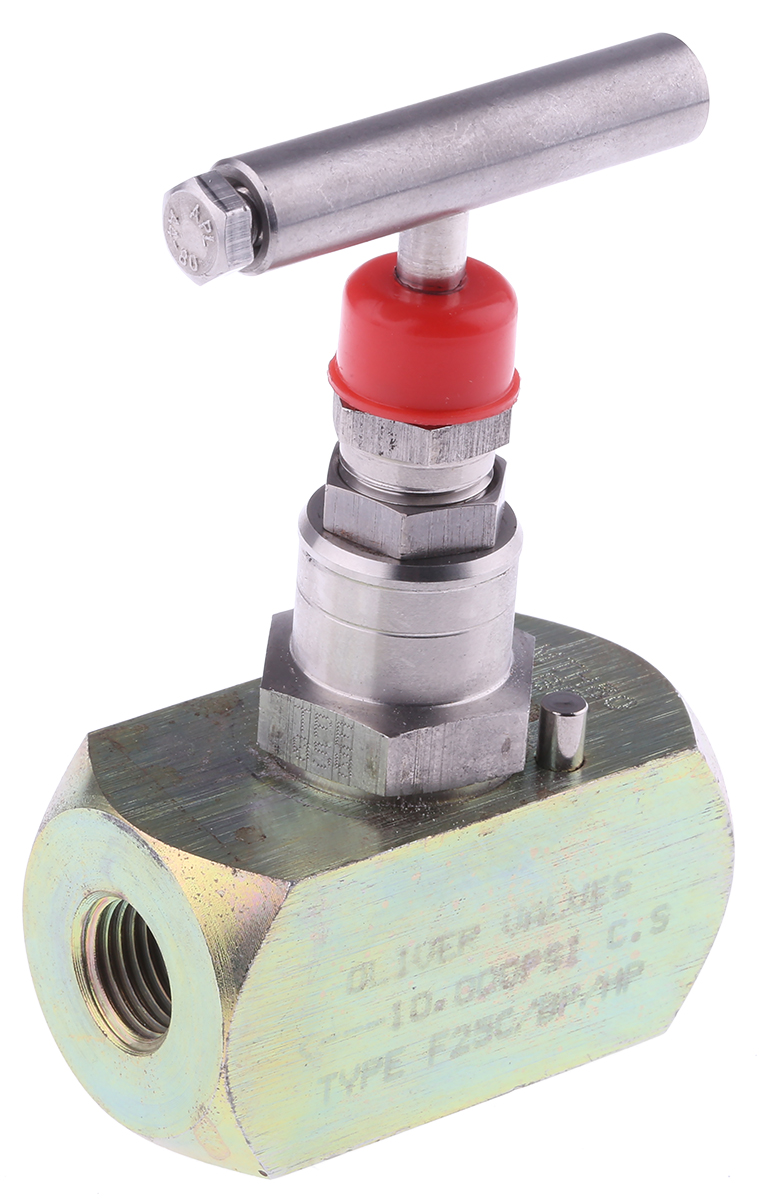 RS PRO Inline Mounting Hydraulic Flow Control Valve, G 1/4, 700bar, 40L/min