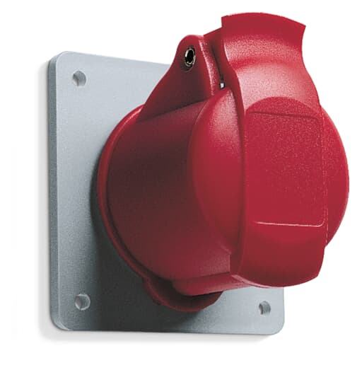 Amphenol Industrial, 2CMA1 IP44 Blue Panel Mount 3P+E Industrial Power Socket, Rated At 16A, 250 V
