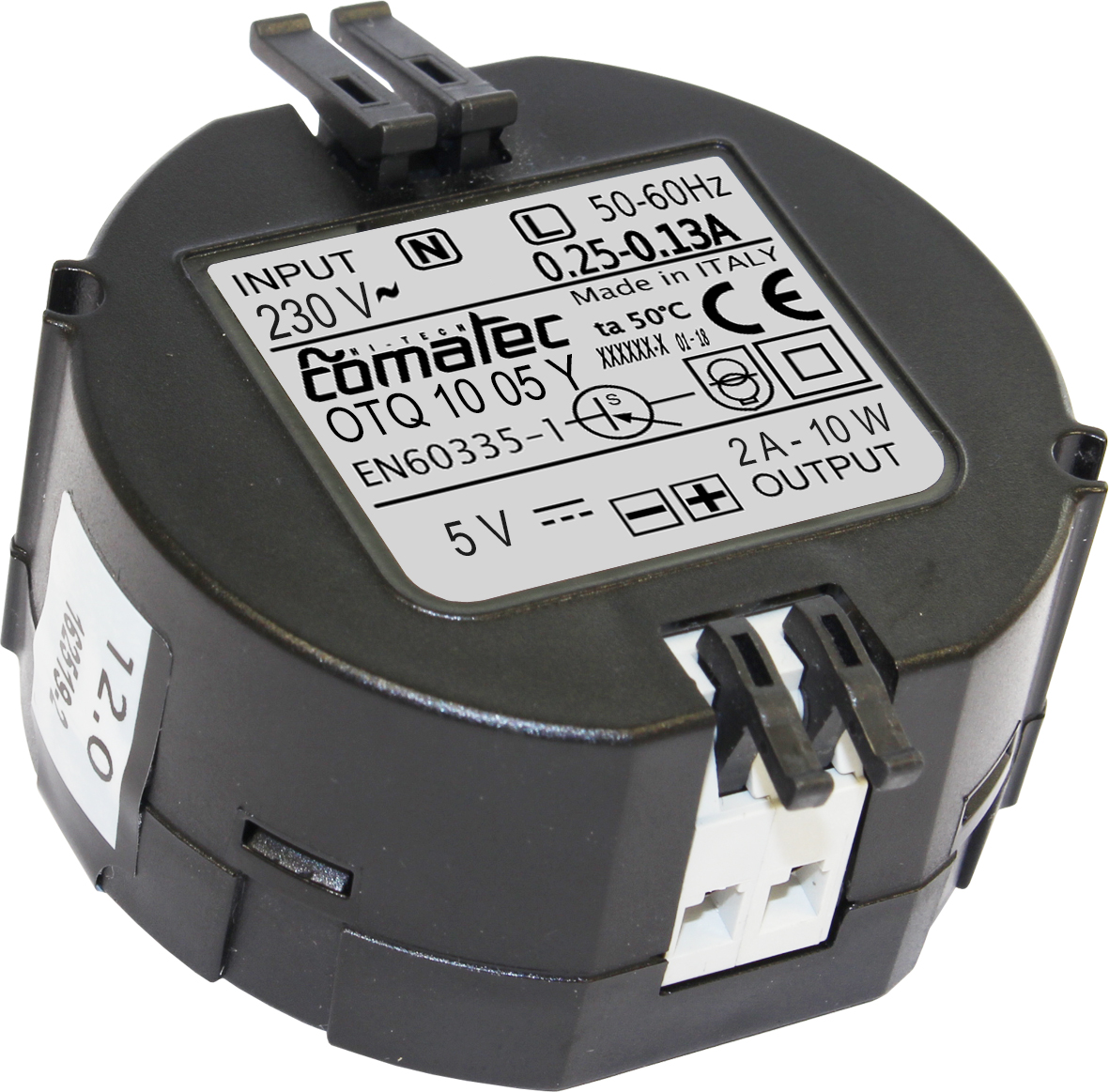 Comatec Power Supply, OTQ 10 05 Y, 5V dc, 2A, 10W, 230V ac Input Voltage