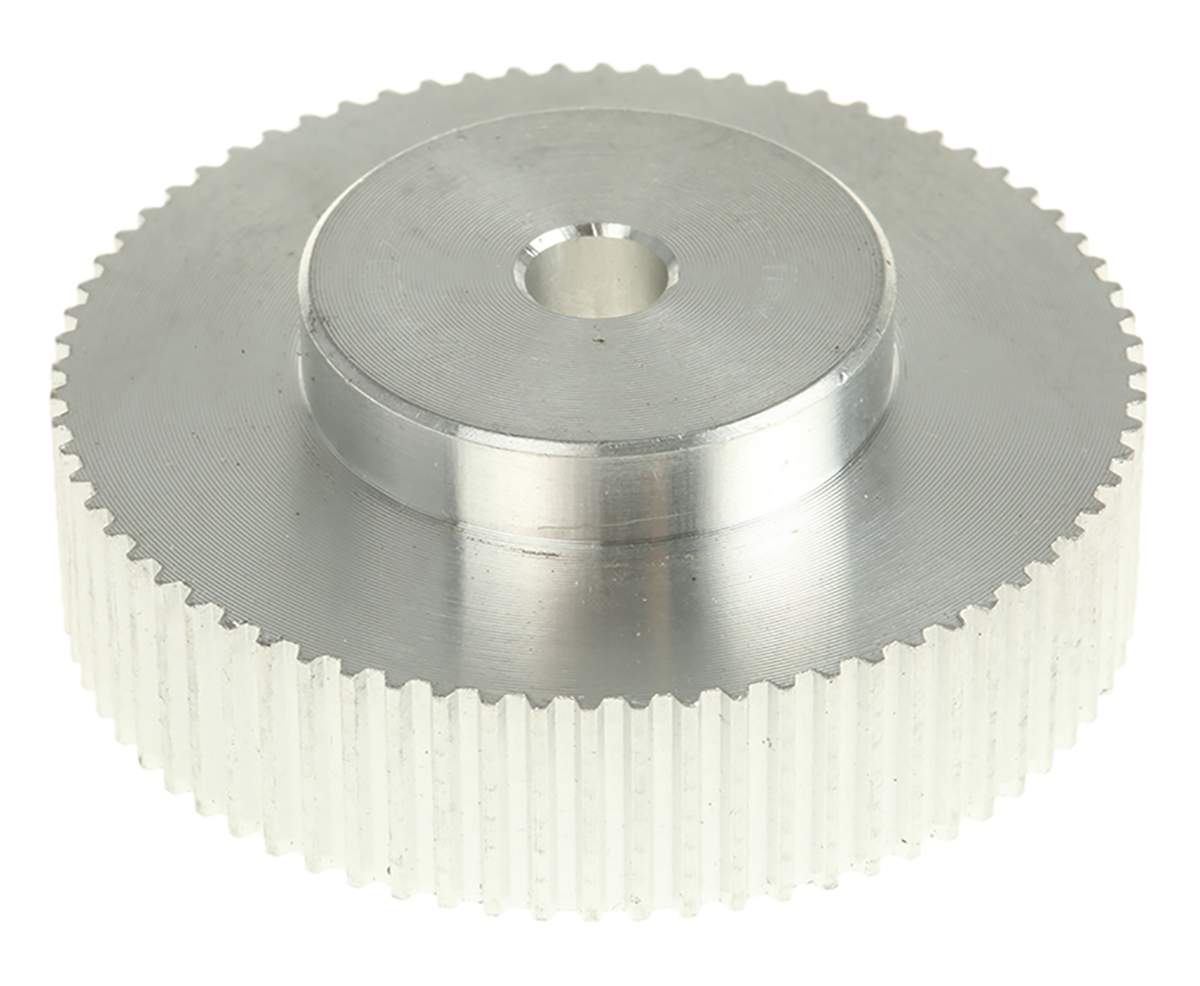 RS PRO Timing Belt Pulley, Aluminium 6.4mm Belt Width x 2mm Pitch, 72 Tooth