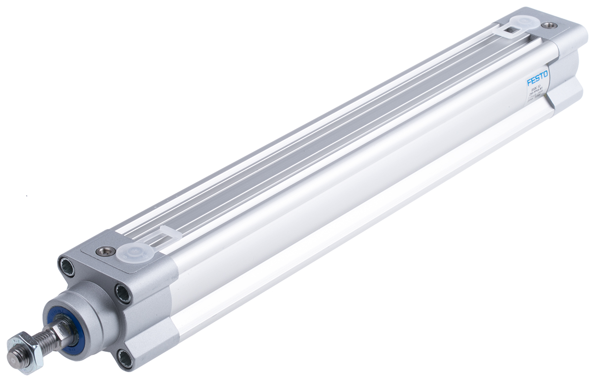 Festo Pneumatic Piston Rod Cylinder - 1376430 32 mm Bore, 250 mm DSBC Series, Double Acting Acting