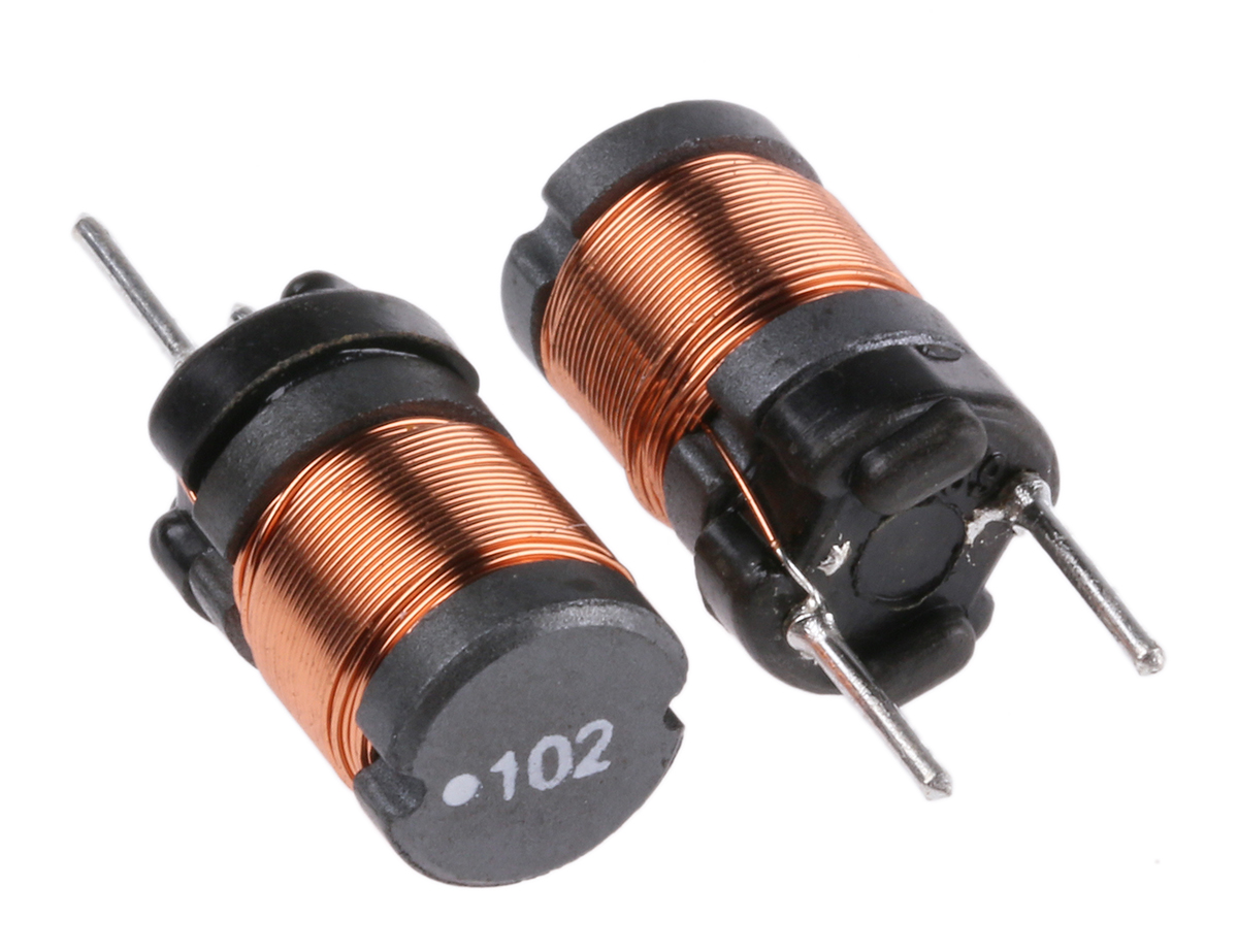 Wurth 1 mH ±10% Ferrite Radial Inductor, 420mA Idc, 2.5Ω Rdc, WE-TI