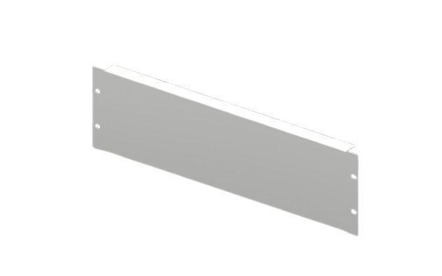 Rittal RAL 7035 Sheet Steel Rack Panel, 3U, 482.6mm