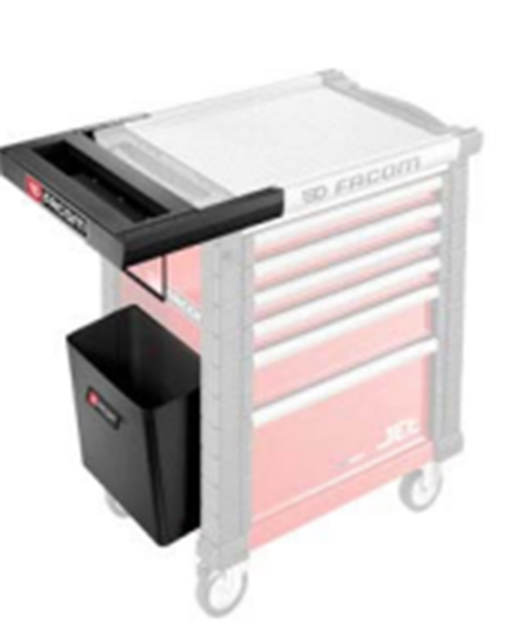 Facom 150mm Jet Serving Cleanliness Kit, For Use With Roller Support, Bottles and Waste bin