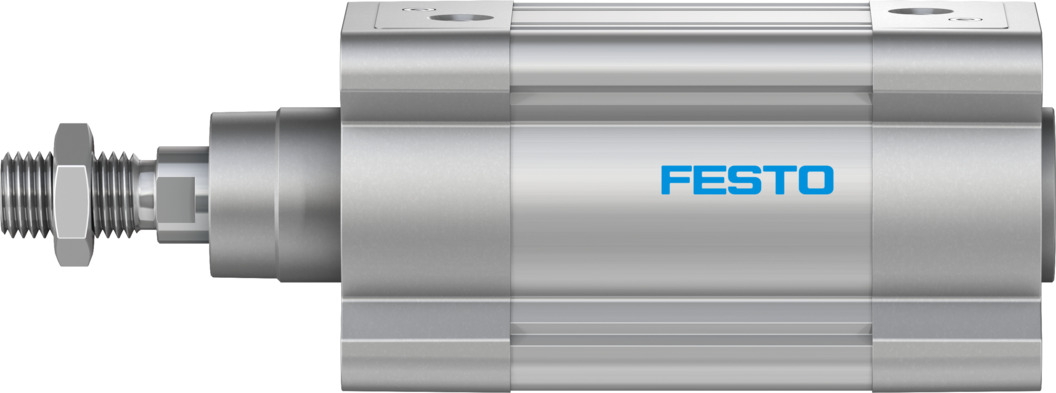 Festo Pneumatic Piston Rod Cylinder - 1383335 80 mm Bore, 50 mm DSBC Series, Double Acting Acting