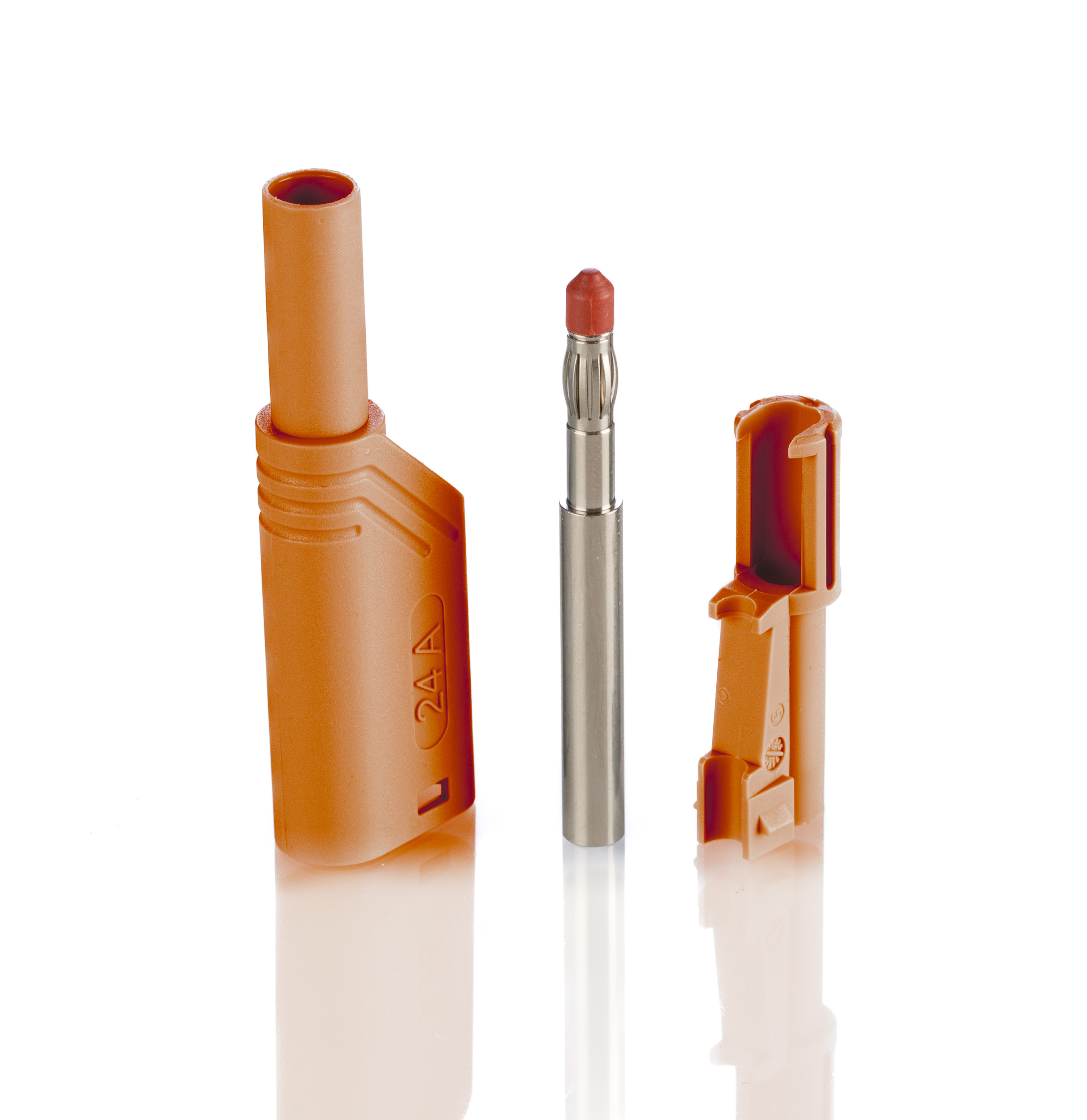 Hirschmann Test & Measurement Brown Male Banana Plug, 4 mm Connector, Screw Termination, 24A, 1000V ac/dc, Nickel
