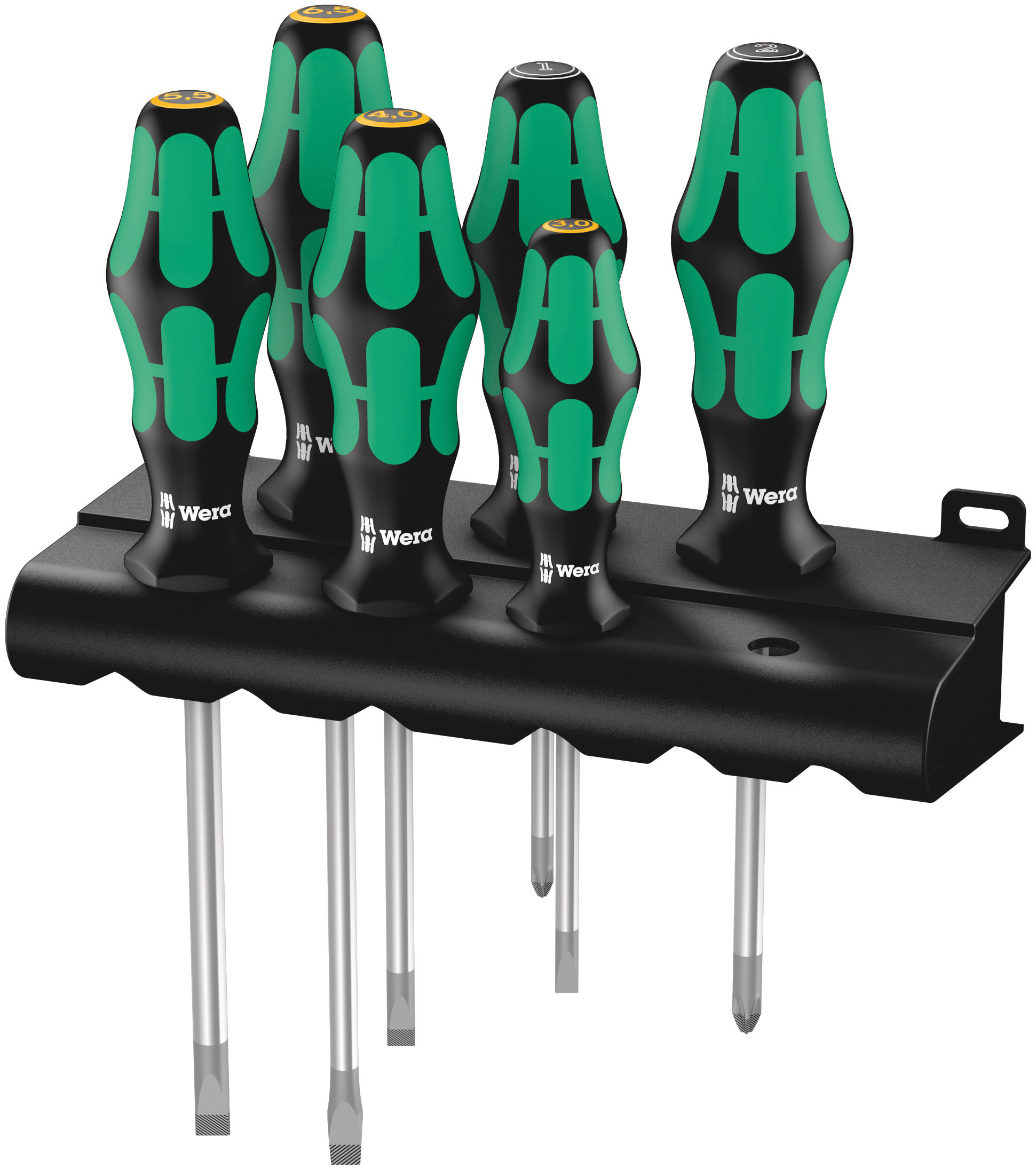 Wera Pozidriv; Slotted Screwdriver Set, 6-Piece