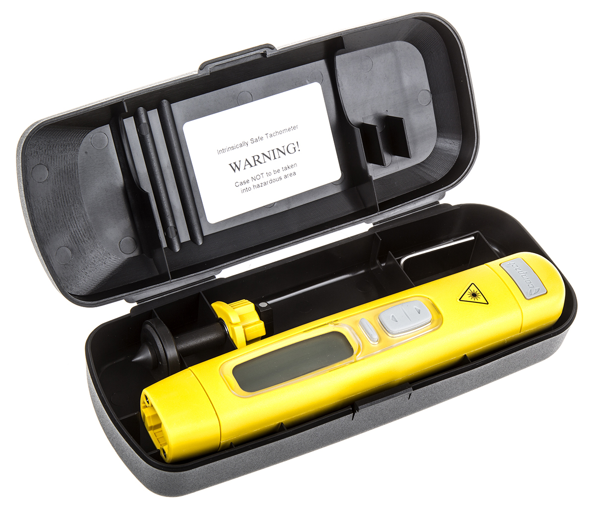Compact Tachometer Best Accuracy ±0.05 % - Laser LCD 99999rpm ATEX Approved