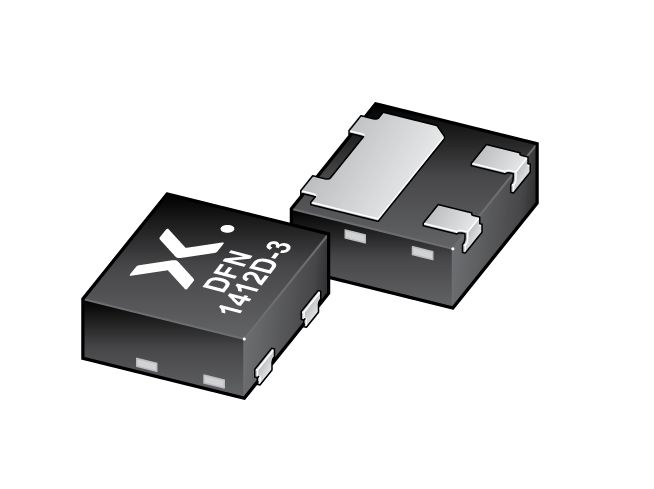 Nexperia BC807-25QC-QZ PNP Transistor, -500 mA, -45 V DFN1412D-3