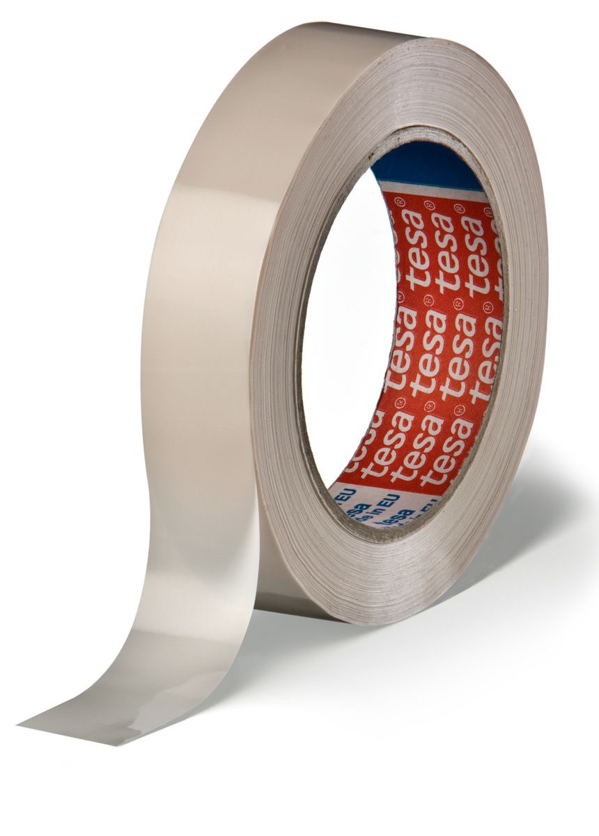 Tesa 4224 Transparent Strapping Tape, 66m x 25mm