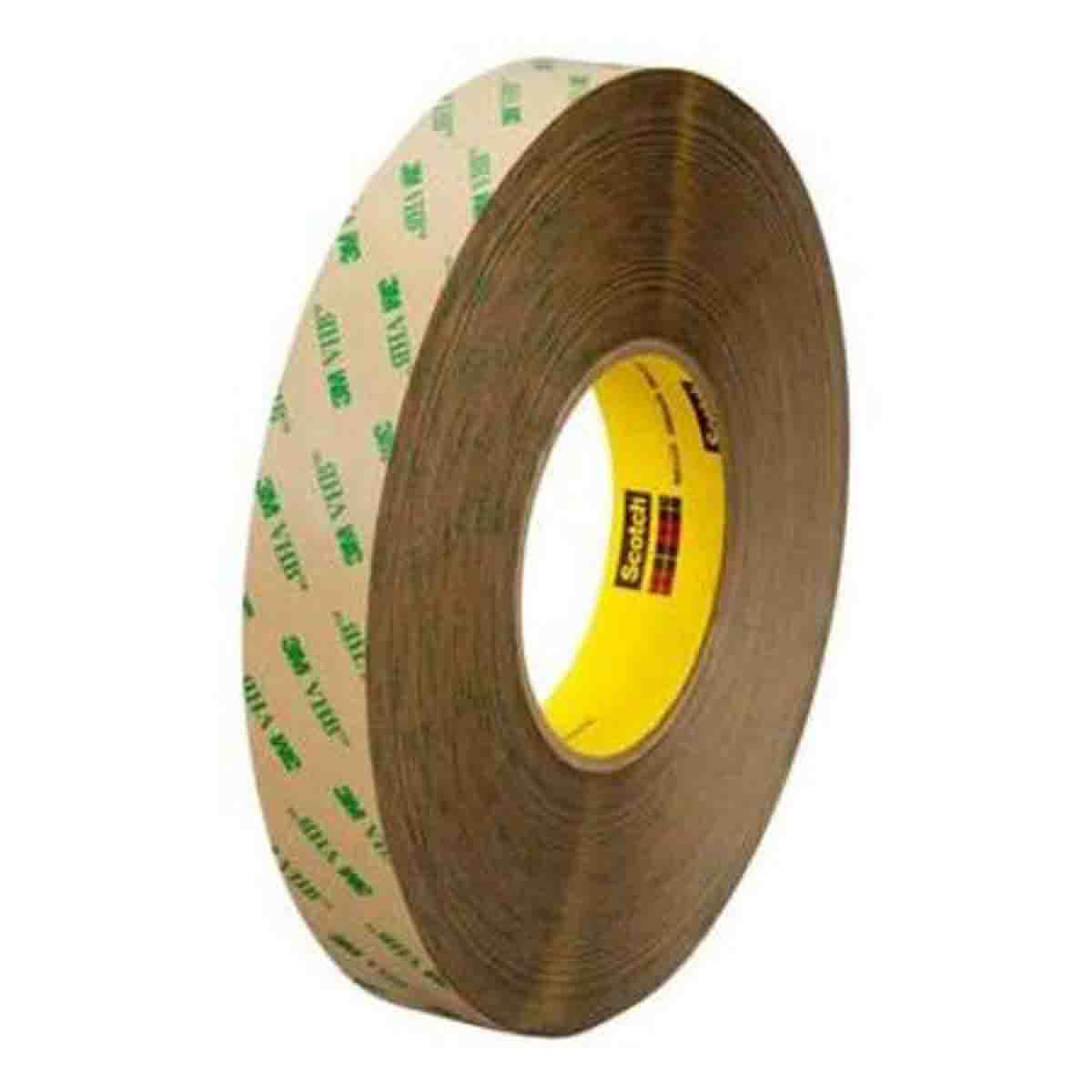 3M 9473 Clear Transfer Tape, 0.106mm Thick, Aluminium Foil Backing, 25mm x 55m