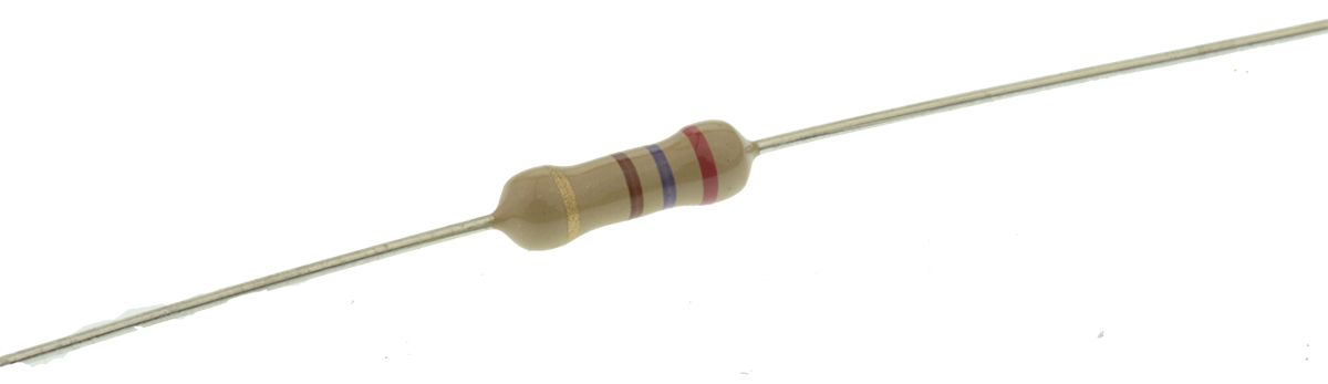 TE Connectivity 270Ω Carbon Film Resistor 0.5W ±5% CFR50J270R