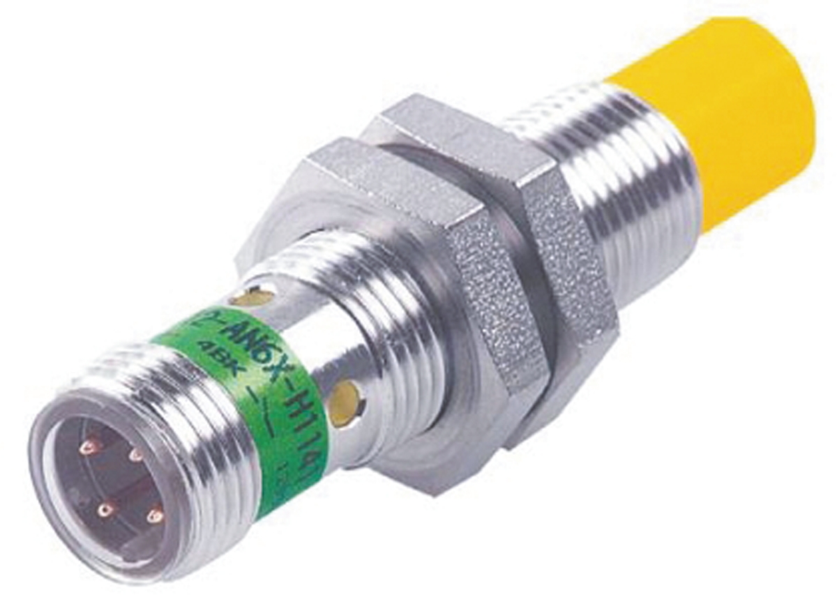 Turck Inductive Threaded Barrel Proximity Sensor, M12, 8 mm Detection, PNP NO, 10 → 30 V dc