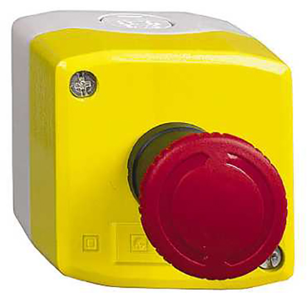 Schneider Electric Harmony XALK Series Twist Release Emergency Stop Push Button, Surface Mount, 1NC