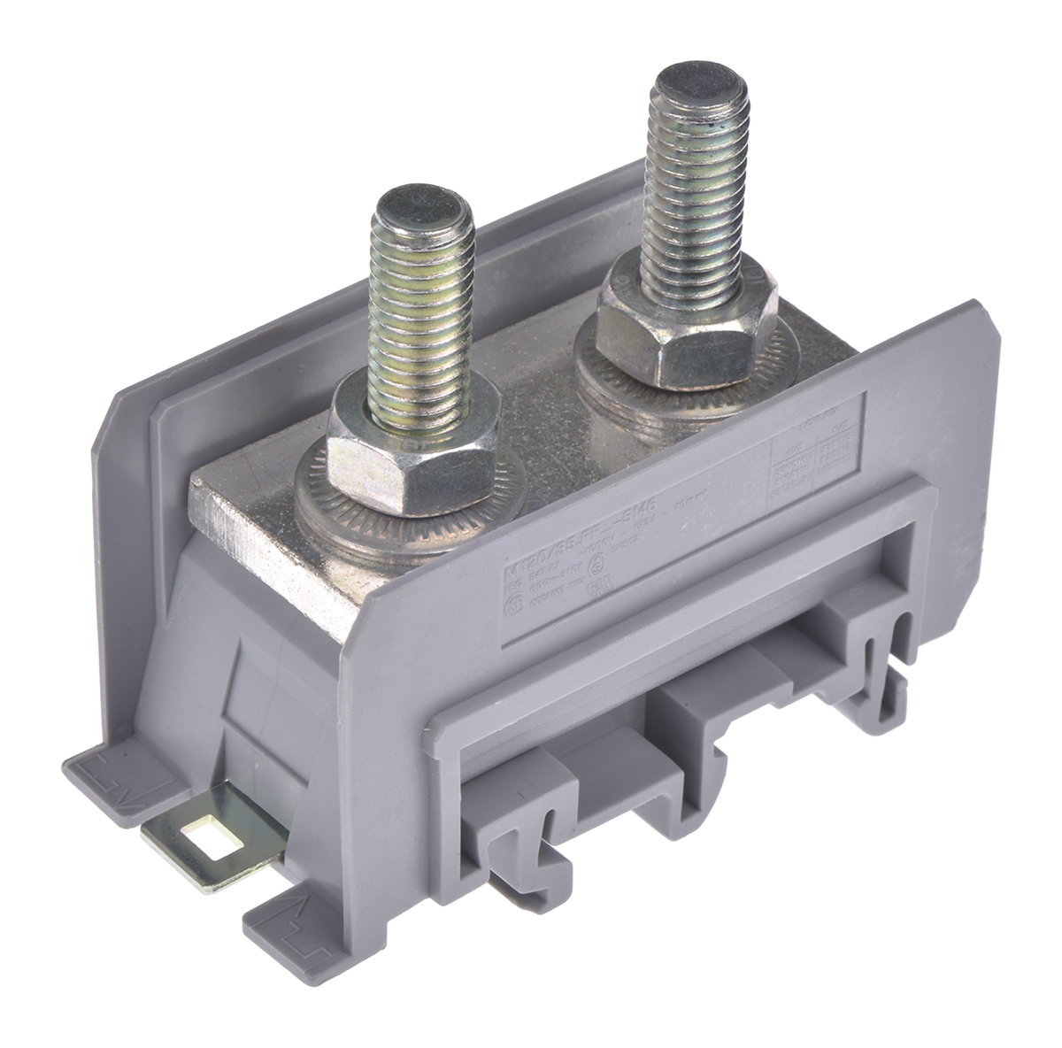 Entrelec 1SNA115146R1500 SNA Series Grey, 70mm², Single-Level, Bolt Termination