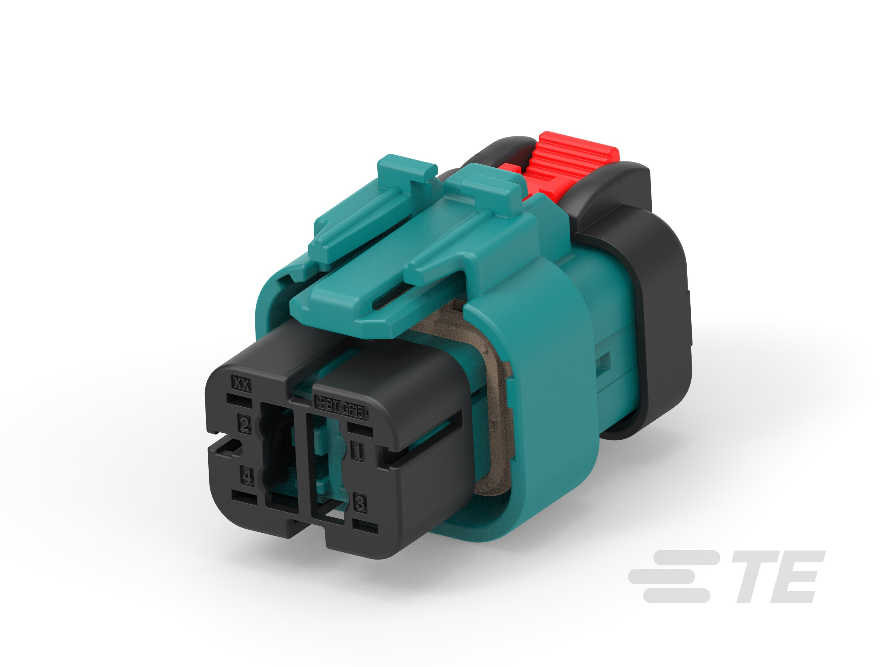 TE Connectivity, AMPSEAL 16 Connector Housing Socket 4 Way, Crimp Termination 2338212-1