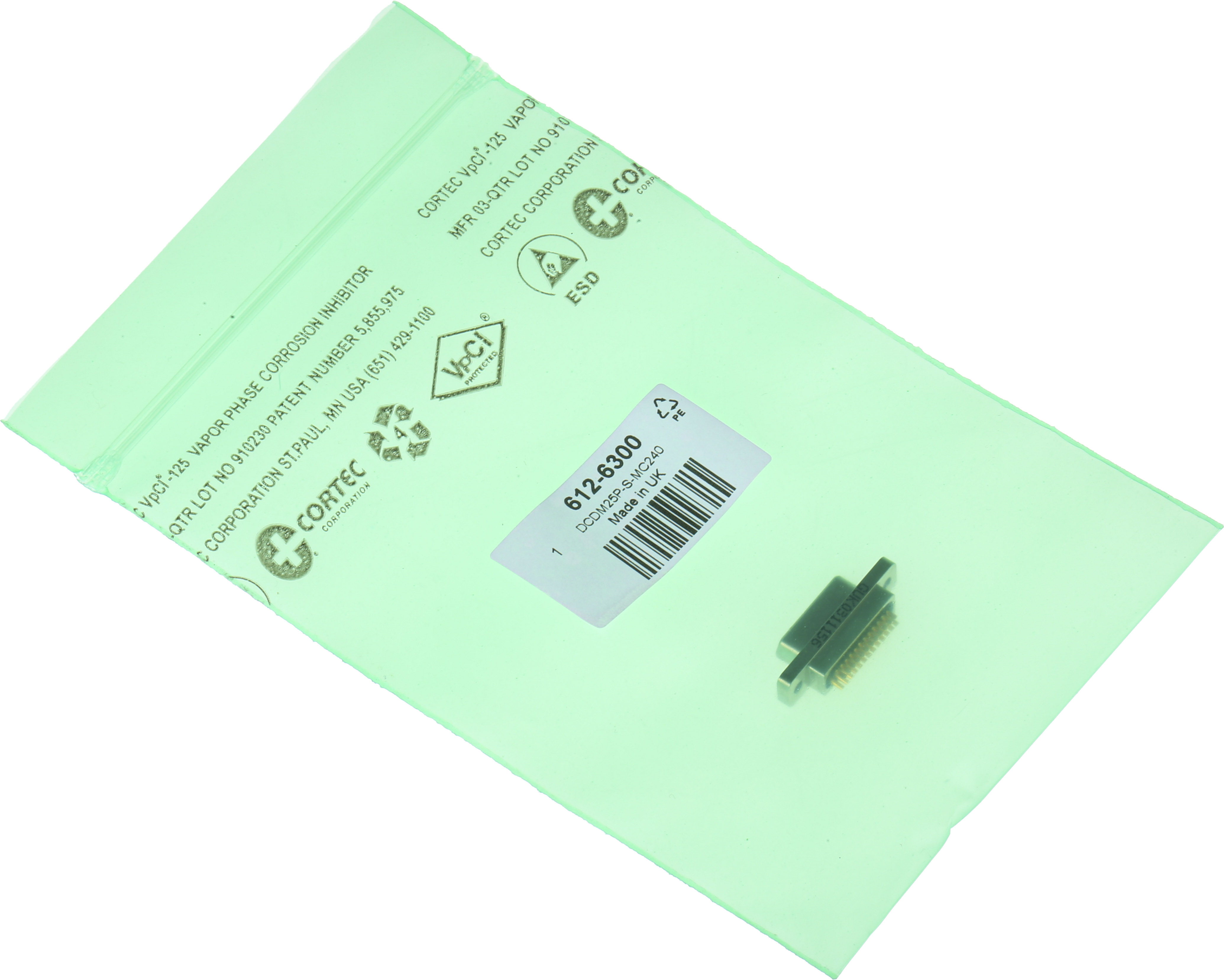 Glenair MWDM 25 Way Panel Mount D-sub Connector Plug