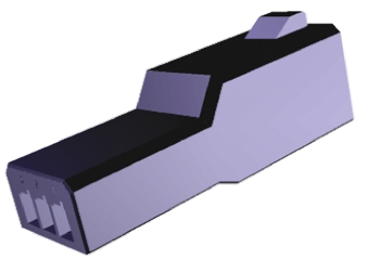 TE Connectivity, Dynamic 2000 Male Connector Housing, 2.5mm Pitch, 6 Way, 2 Row
