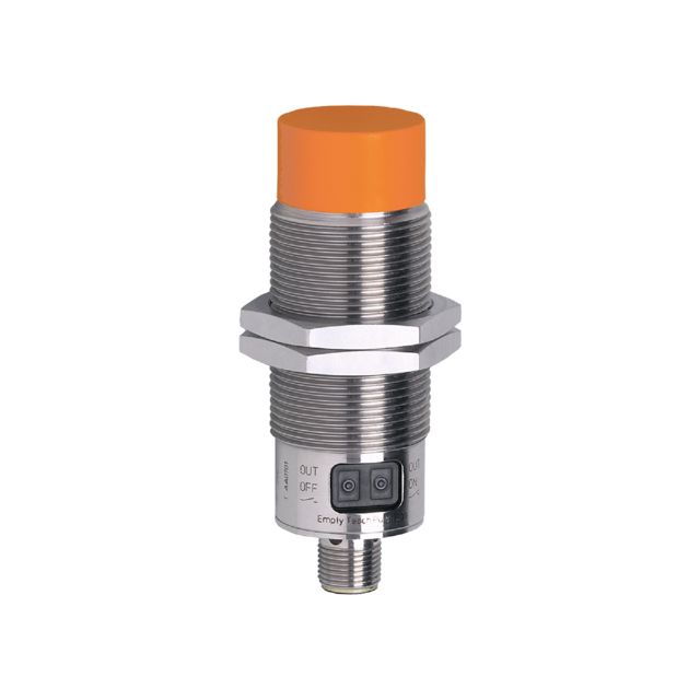 ifm electronic Capacitive Threaded Barrel Proximity Sensor, M30, 15 mm Detection, PNP/NPN NO/NC, 10 → 30 V dc