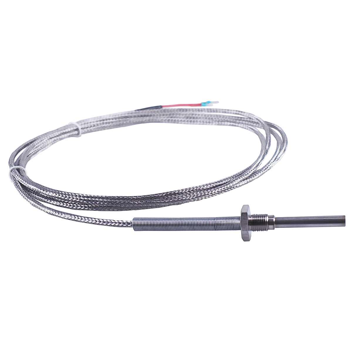 Jumo PT100 Temperature Probe, 6mm Dia, 37mm Long, 3 Wire, G 1/2, Class B +400°C Max