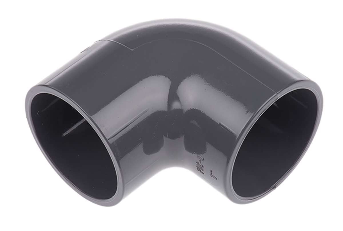 Georg Fischer Plastic Pipe Fitting, 90° Elbow, 1in