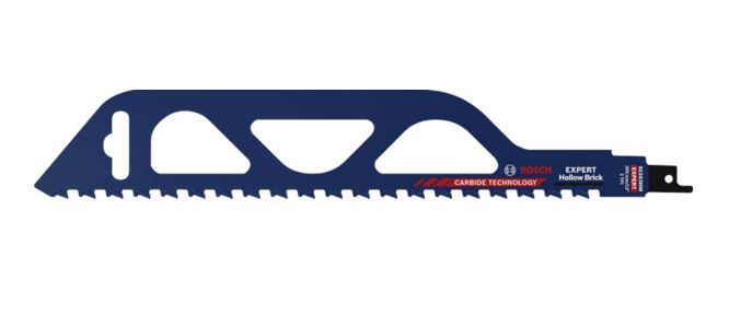 Bosch, 2 Teeth Per Inch Hollow Bricks 250mm Cutting Length Reciprocating Saw Blade, Pack of 1