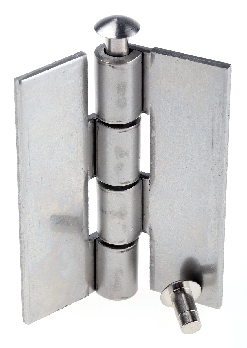 Pinet Stainless Steel Butt Hinge, 80mm x 30mm x 3mm