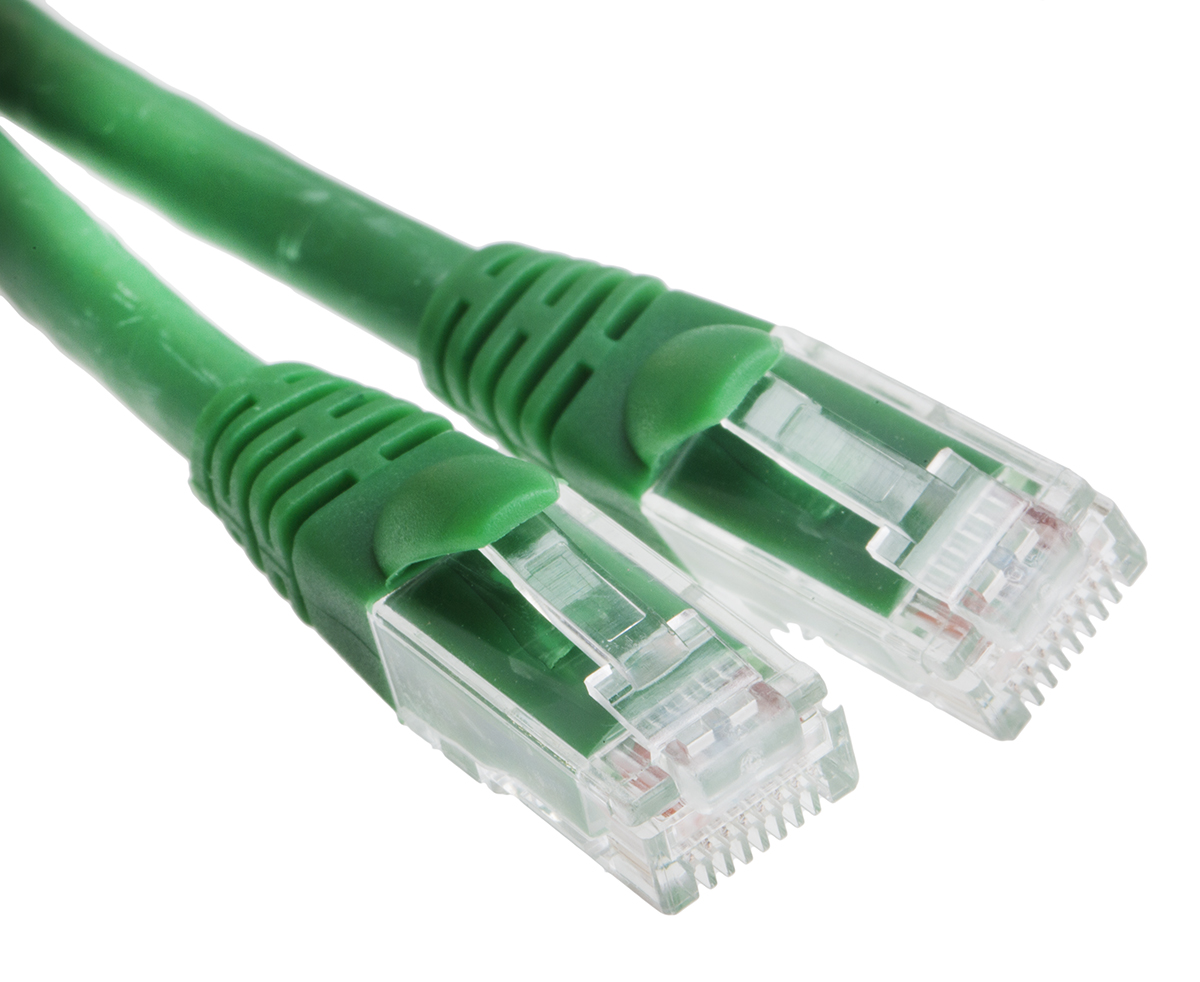 RS PRO, 0.5m Cat6, Green RJ45 to Male RJ45 Male, U/UTP Unshielded, Terminated LSZH Sheath