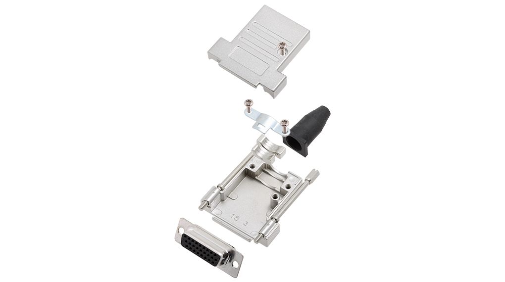 Encitech Connectors, 6355 Series D Sub Hoods For Use With For Cable