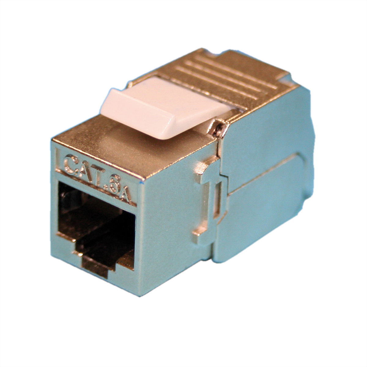Roline RJ45 Keystone Jacks Series Female RJ45 Connector, Keystone Mount, Cat6a 1 Port 1 -Way