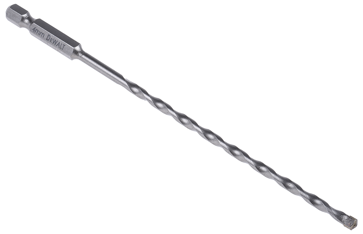 DeWALT DT60 Series Carbide Tipped Masonry Drill Bit, 4mm Diameter, 103 mm Overall