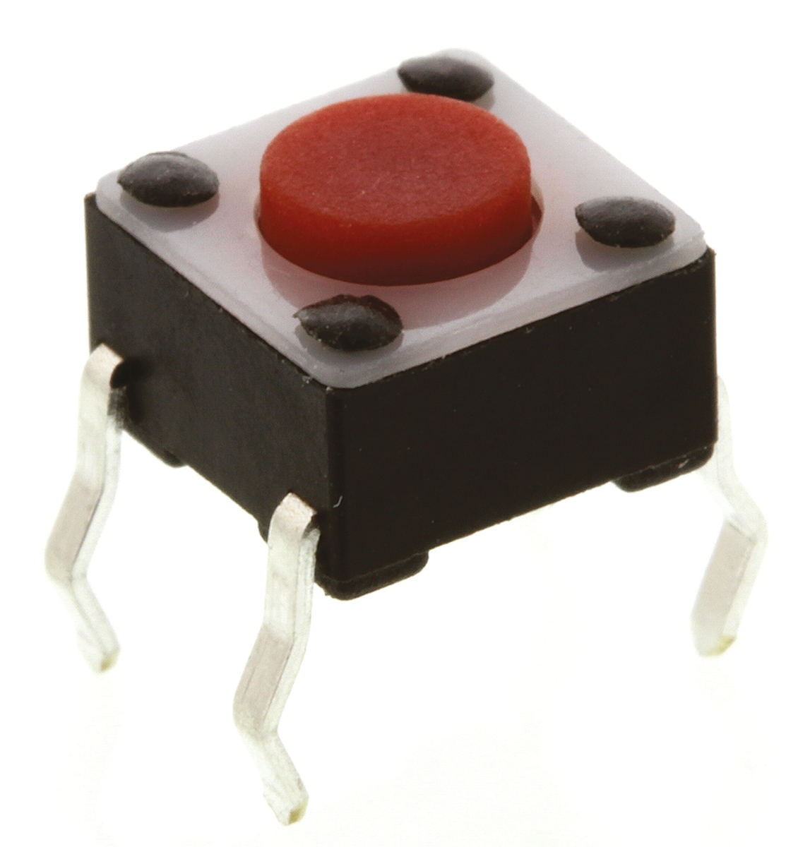 TE Connectivity Red Button Tactile Switch, SPST 50 mA @ 24 V dc 0.7mm